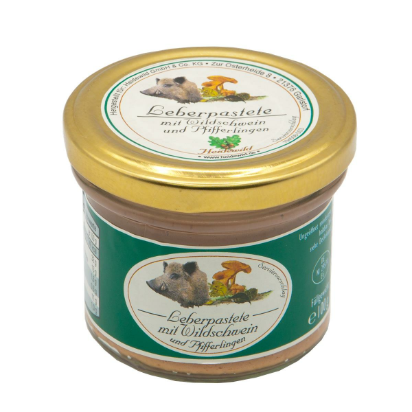 Leberpastete mit Wildschwein und Pfifferlingen