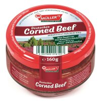 6x Müllers Corned Beef 160g Glas