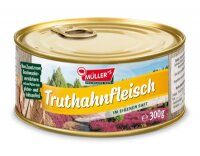 6x Müller´s Truthahnfleisch im eigenen Saft...