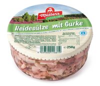 6x Müllers Heidesülze mit Gurke 250g Glas